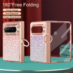 For Huawei Pura X Max Case Glitter Design Rhinestone Decor Hard PC Phone Cover
