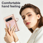 For Huawei Pura X Max Case Glitter Design Rhinestone Decor Hard PC Phone Cover
