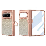 For Huawei Pura X Max Case Glitter Design Rhinestone Decor Hard PC Phone Cover