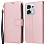 For Oppo A6 Pro 4G  /  A6 Pro 5G  /  F31 5G Case PU Leather Wallet Stand Phone Cover with Wrist Strap