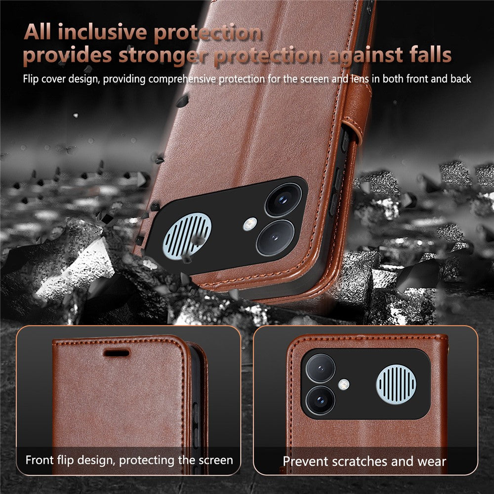 AZNS For Xiaomi Redmi K90 Max 5G Case Anti-Scratch PU Leather Stand Wallet Phone Cover
