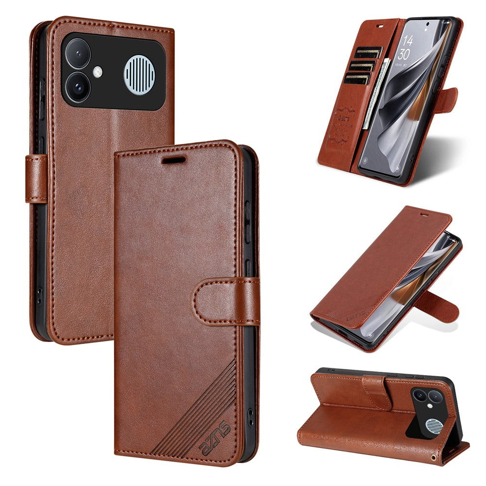 AZNS For Xiaomi Redmi K90 Max 5G Case Anti-Scratch PU Leather Stand Wallet Phone Cover