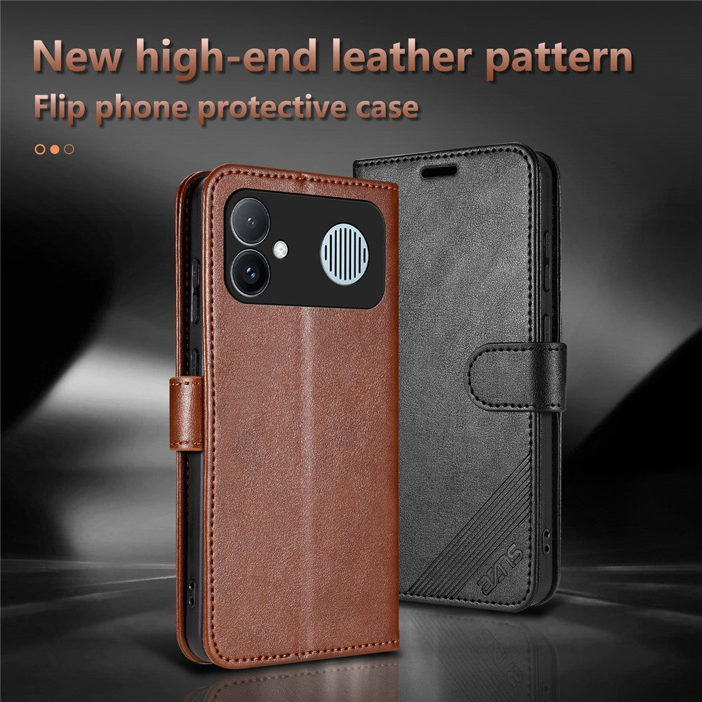 AZNS For Xiaomi Redmi K90 Max 5G Case Anti-Scratch PU Leather Stand Wallet Phone Cover
