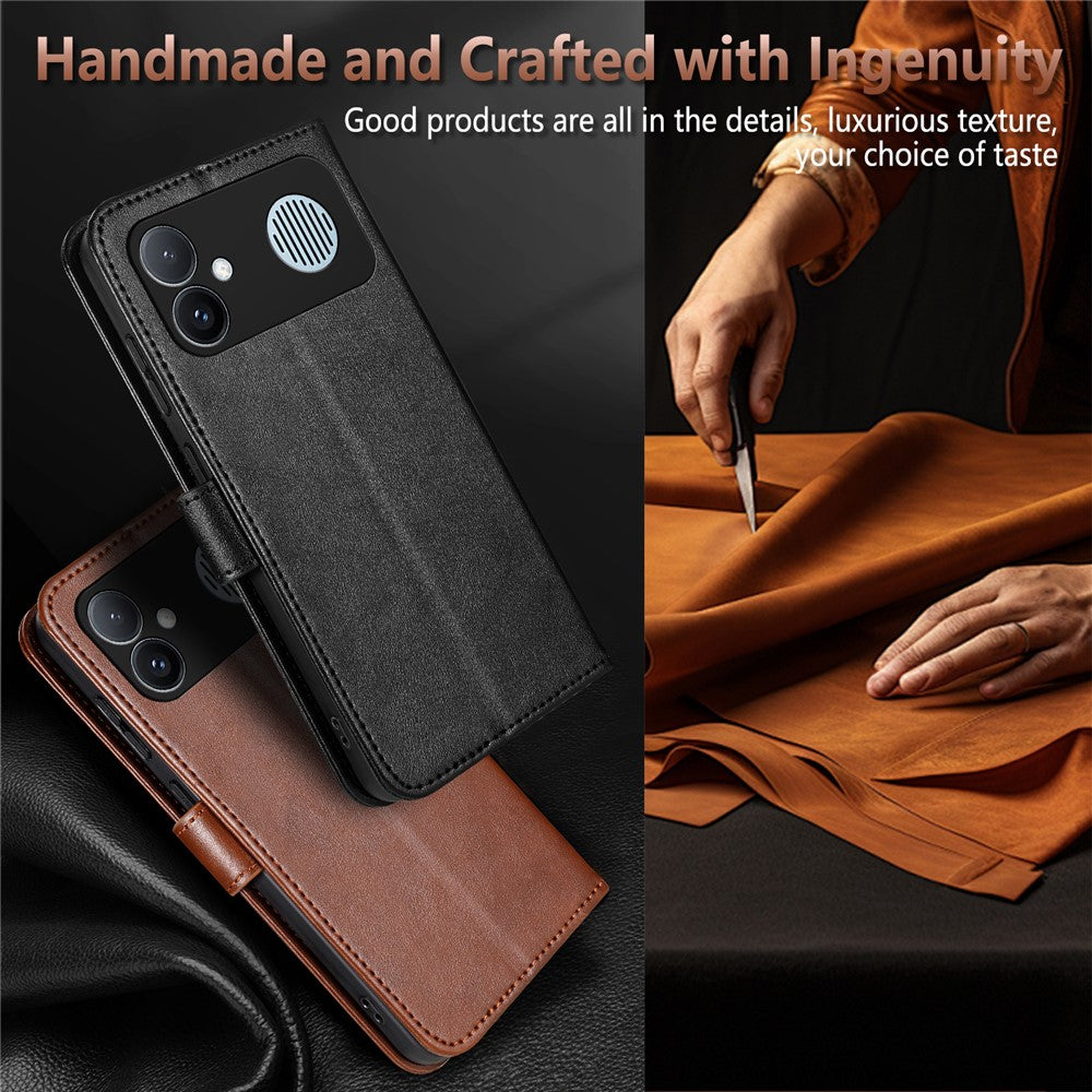 AZNS For Xiaomi Redmi K90 Max 5G Case Anti-Scratch PU Leather Stand Wallet Phone Cover