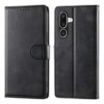 For Samsung Galaxy A27 5G Phone Case Stand Wallet Calf Texture PU Leather Flip Phone Cover with Wrist Strap