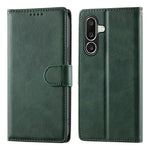 For Samsung Galaxy A27 5G Phone Case Stand Wallet Calf Texture PU Leather Flip Phone Cover with Wrist Strap