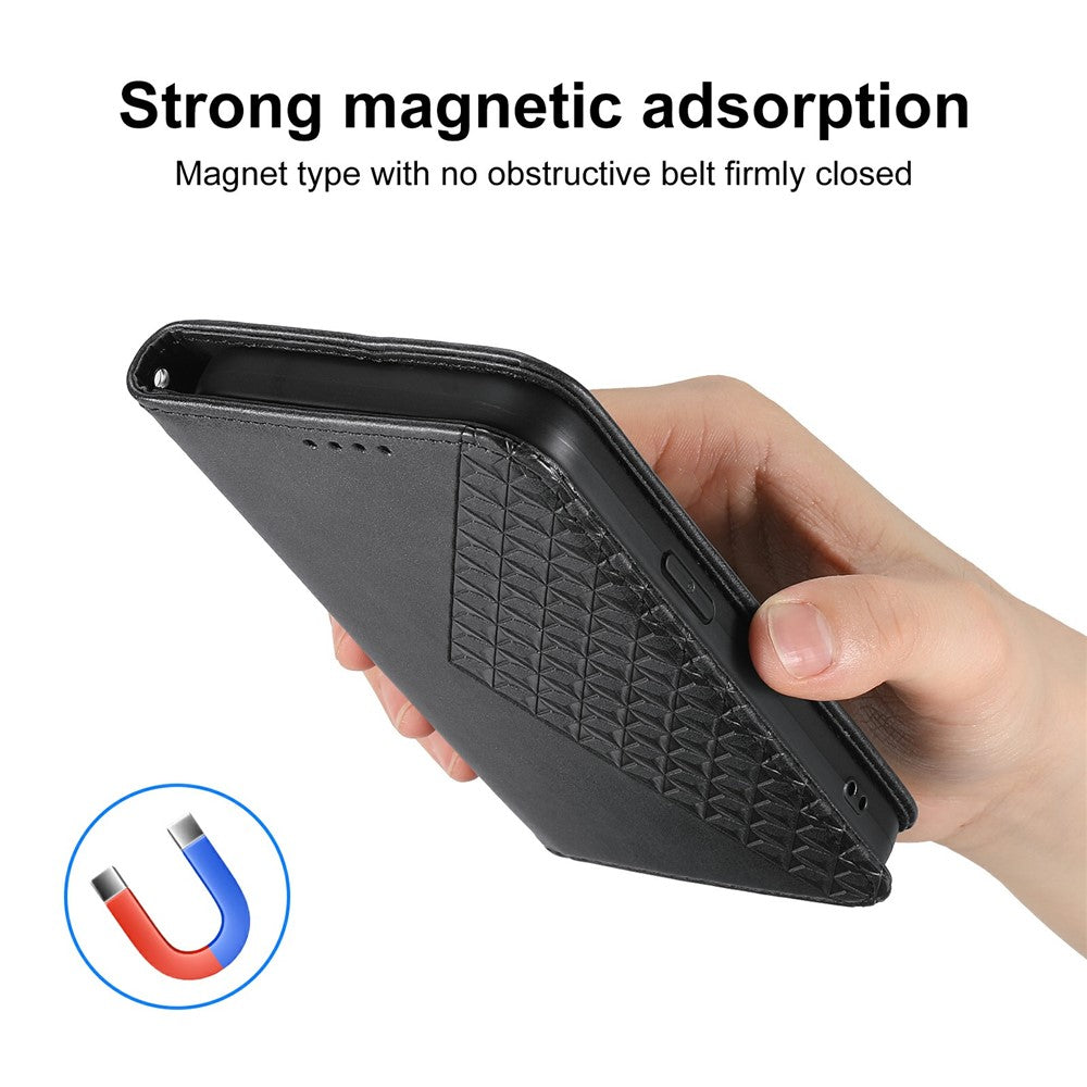 For Xiaomi Redmi 15a 5G Case Calf Texture PU Leather Wallet Phone Cover with Wrist Strap