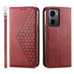 For Xiaomi Redmi 15a 5G Case Calf Texture PU Leather Wallet Phone Cover with Wrist Strap