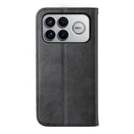For Xiaomi Poco F8 Ultra 5G / Redmi K90 Pro Max 5G Case Calf Texture PU Leather Wallet Phone Cover with Wrist Strap