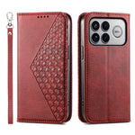 For Xiaomi Poco F8 Ultra 5G / Redmi K90 Pro Max 5G Case Calf Texture PU Leather Wallet Phone Cover with Wrist Strap