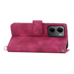 For Xiaomi Redmi 15a 5G Wallet Case Flower Pattern PU Leather Phone Cover with Strap
