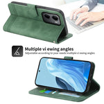 DIERFENG DF-03 For Xiaomi Redmi 15a 5G Leather Case Lines Imprint Wallet Phone Cover with Wrist Strap