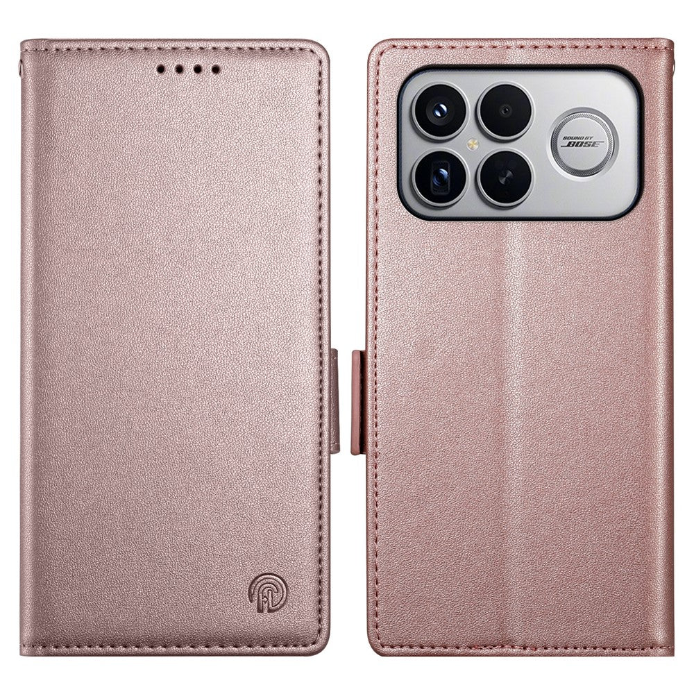 Xiaomi Poco F8 Ultra 5G / Redmi K90 Pro Max 5G Stativfodral PU-läder Plånboksfodral