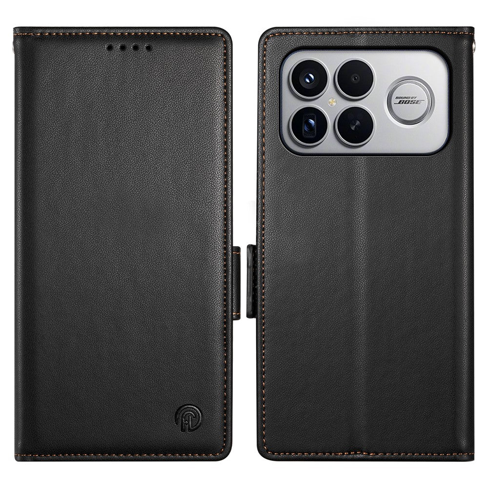 Xiaomi Poco F8 Ultra 5G / Redmi K90 Pro Max 5G Stativfodral PU-läder Plånboksfodral