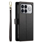 For Xiaomi Poco F8 Ultra 5G / Redmi K90 Pro Max 5G Leather Case Zipper Pocket Wallet Phone Cover with Straps