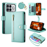 For Xiaomi Poco F8 Ultra 5G / Redmi K90 Pro Max 5G Leather Case Zipper Pocket Wallet Phone Cover with Straps
