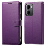 For Xiaomi Redmi 15a 5G Case Magnetic Snap Litchi Texture Leather Wallet Phone Cover with Wrist Strap