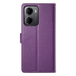 For Xiaomi Redmi 15a 5G Case Magnetic Snap Litchi Texture Leather Wallet Phone Cover with Wrist Strap