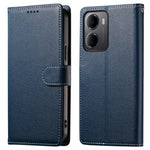 For Xiaomi Redmi 15a 5G Case Magnetic Snap Litchi Texture Leather Wallet Phone Cover with Wrist Strap