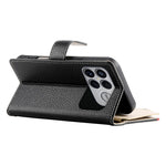 For Xiaomi Poco F8 Ultra 5G / Redmi K90 Pro Max 5G Leather Case Zipper Wallet Color Splicing Flip Phone Cover with Straps