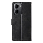 For Xiaomi Redmi 15a 5G Phone Case Stand Wallet Calf Texture PU Leather Flip Phone Cover with Wrist Strap