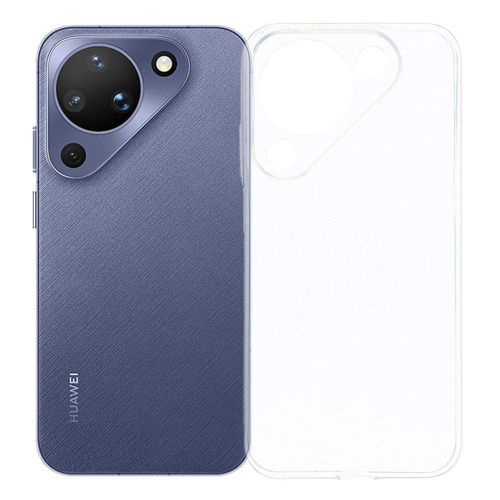 For Huawei Pura 90 Back Cover Ultra Thin Flexible TPU Clear Phone Case