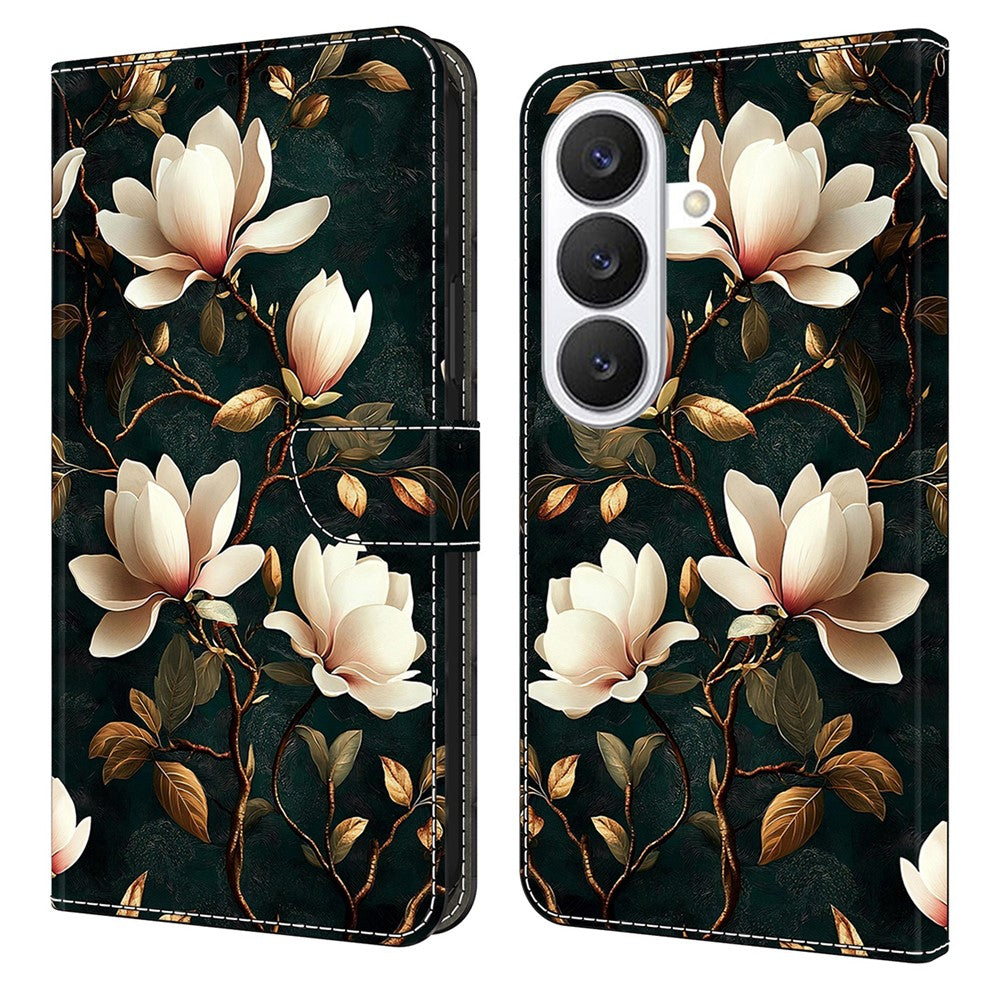 For Samsung Galaxy S26 Wallet Stand Case Pattern Printing Leather Phone Cover