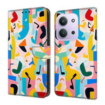 For Xiaomi Redmi 15C 4G (EU) (173mm)  /  15C 5G (EU) (173mm)  Wallet Stand Case Pattern Printing Leather Phone Cover