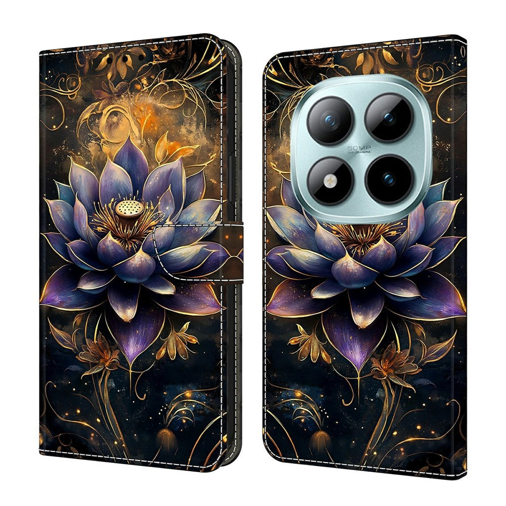 For Xiaomi Redmi Note 15 Pro 5G (Global) Wallet Stand Case Pattern Printing Leather Phone Cover