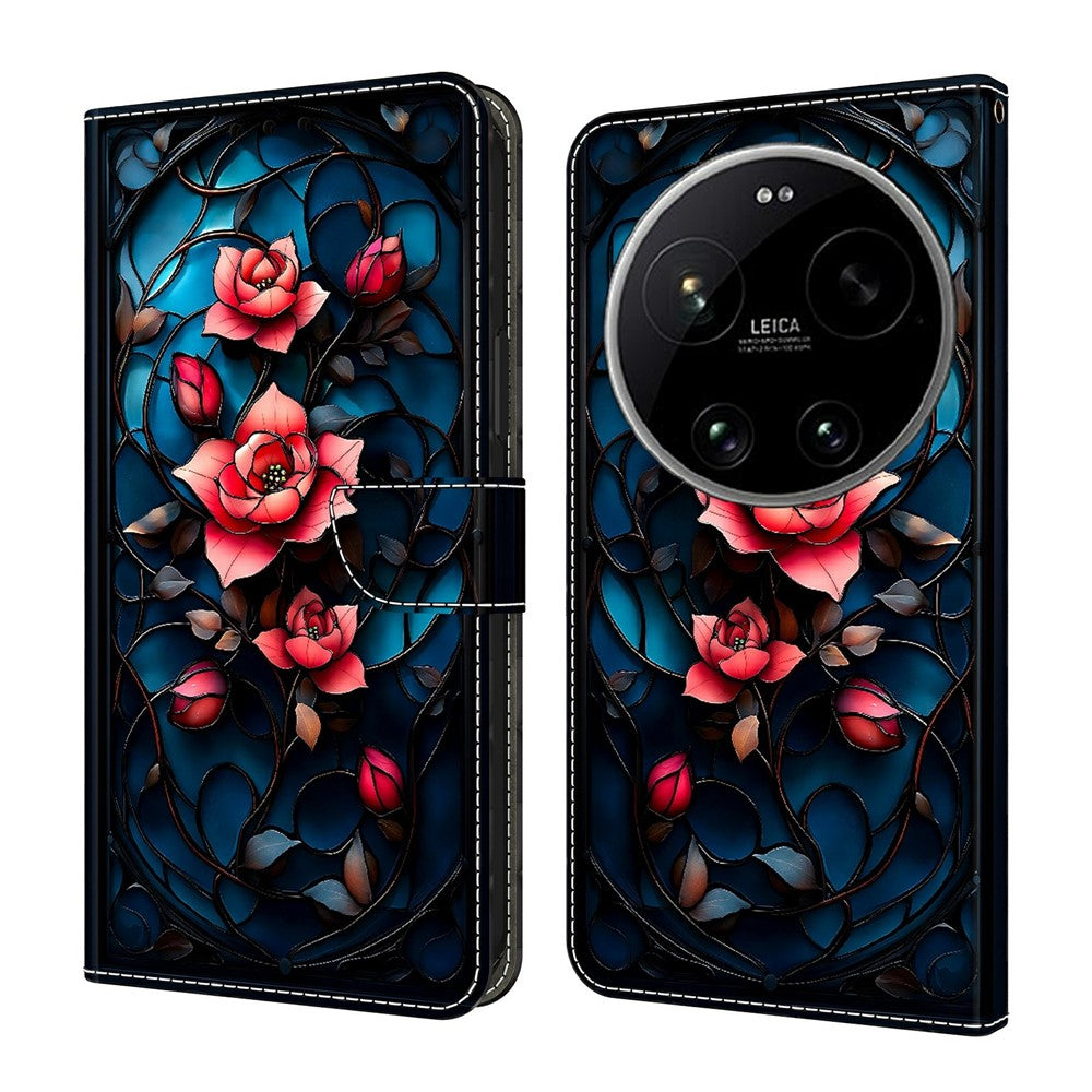 For Xiaomi 17 Ultra 5G Wallet Stand Case Pattern Printing Leather Phone Cover