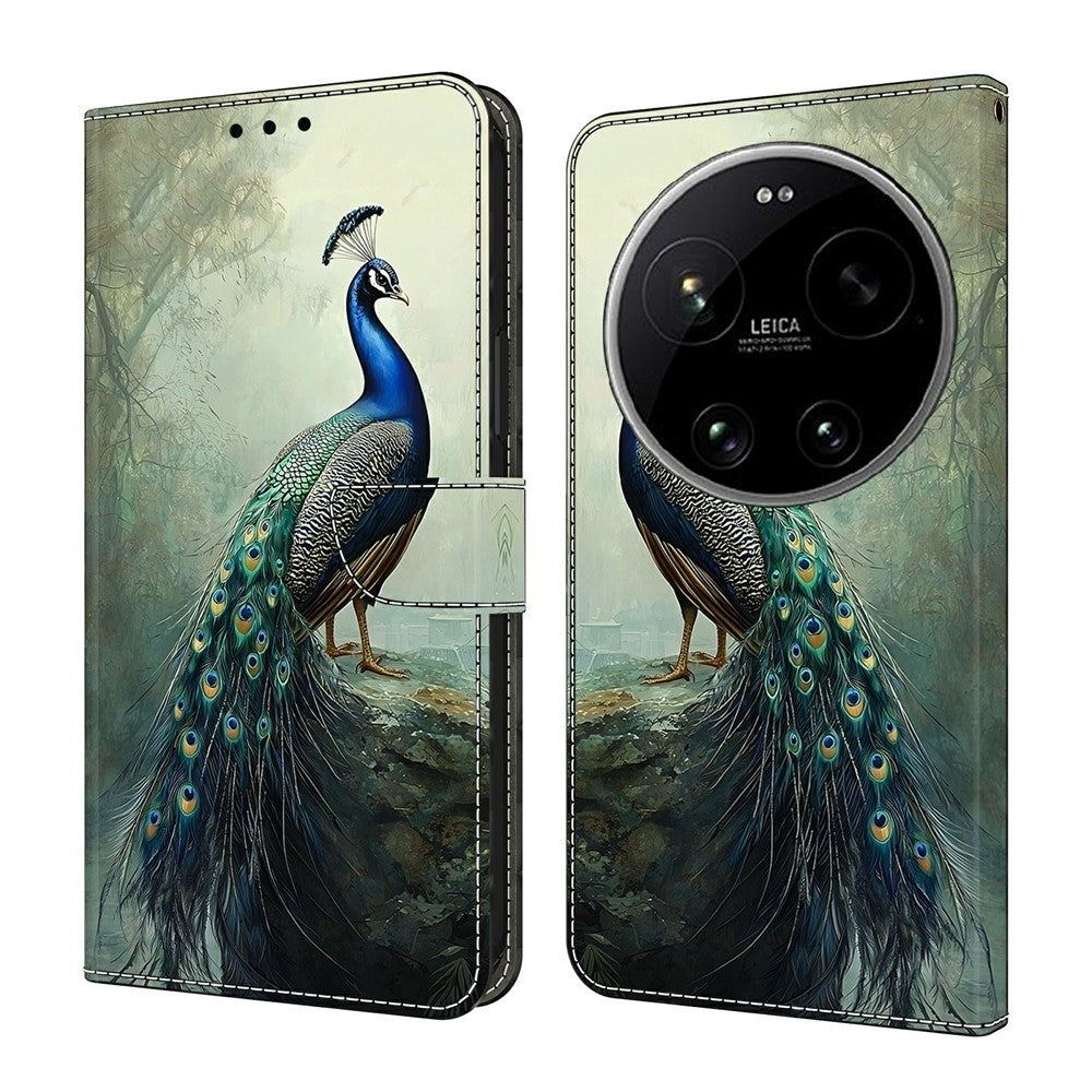 For Xiaomi 17 Ultra 5G Wallet Stand Case Pattern Printing Leather Phone Cover