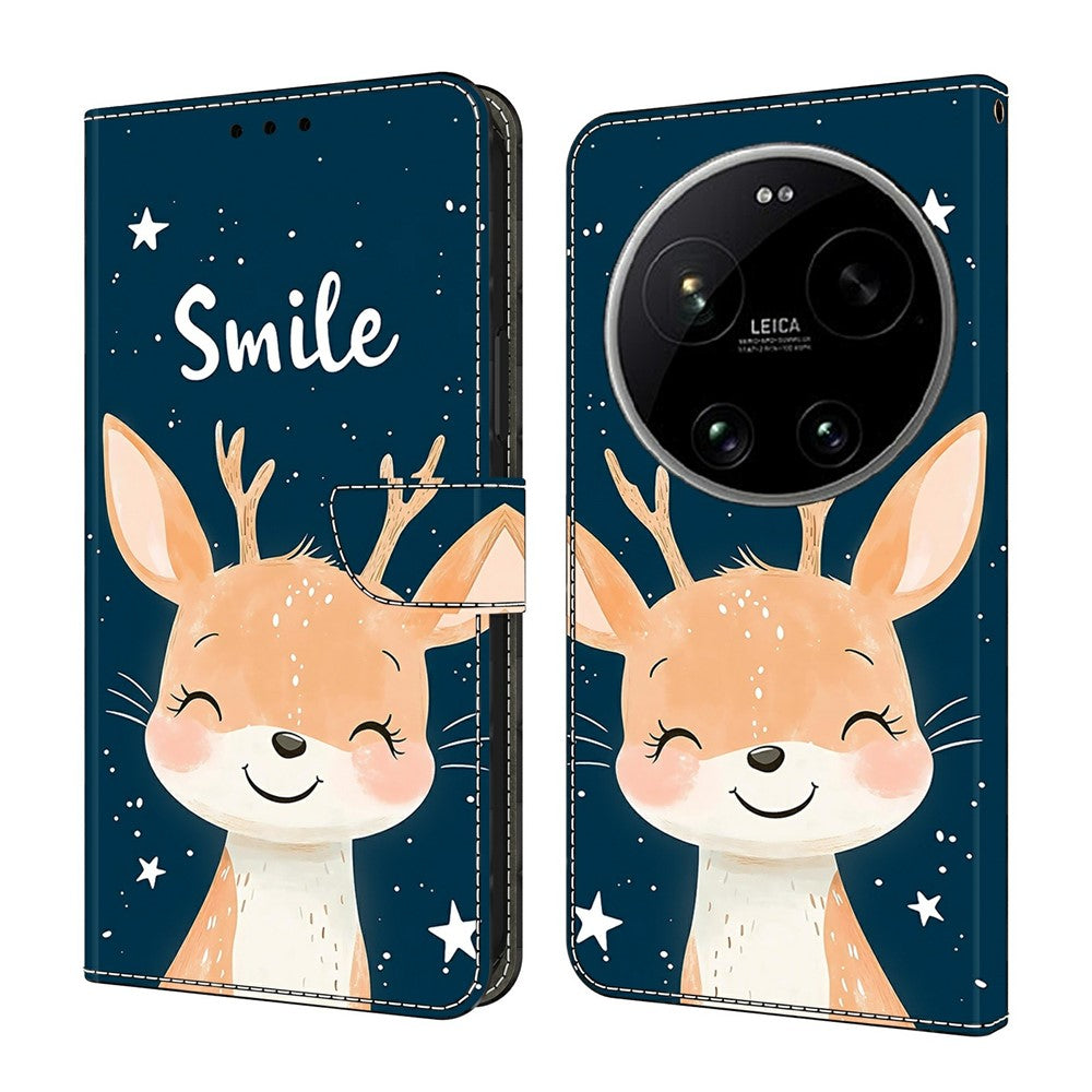For Xiaomi 17 Ultra 5G Wallet Stand Case Pattern Printing Leather Phone Cover