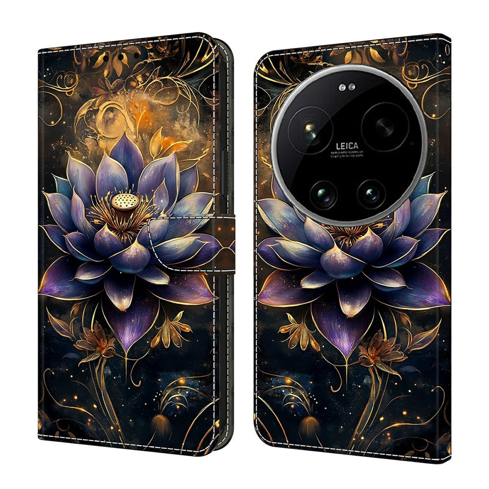 For Xiaomi 17 Ultra 5G Wallet Stand Case Pattern Printing Leather Phone Cover