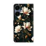 Til Samsung Galaxy A08 5G / A08 4G / A07 4G Pung Etui med Stativ Mønsterprintet Læder Telefoncover