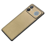Xiaomi Redmi K90 Max 5G-skal Silkestexturerat PU-läderbelagt PC TPU skyddande mobilbaksida