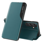 For Samsung Galaxy A27 5G Case Stand View Window Leather Phone Cover