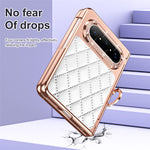 For Huawei Pura X Max Case Ring Holder Rhinestone Leather + PC Phone Cover with Screen Film
