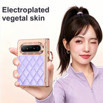For Huawei Pura X Max Case Ring Holder Rhinestone Leather + PC Phone Cover with Screen Film