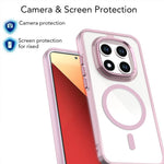 For Xiaomi Redmi Note 15 Pro 5G (Global) Magnetic Case Shockproof TPU + PC Clear Phone Cover