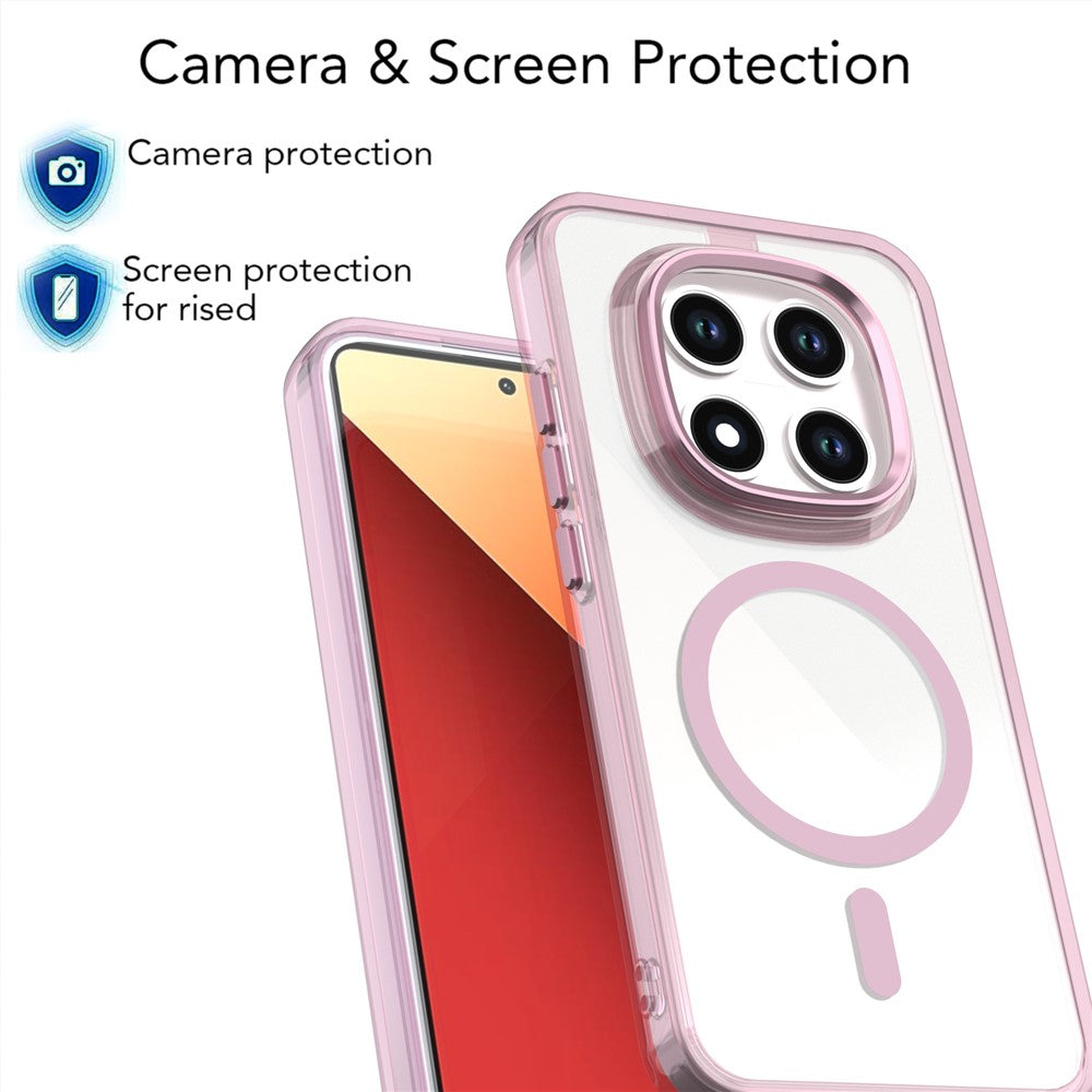 For Xiaomi Redmi Note 15 Pro 5G (Global) Magnetic Case Shockproof TPU + PC Clear Phone Cover