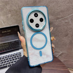 Magnetic Case For Xiaomi Redmi 14C 4G  /  5G  /  14R 5G  /  Poco C75 4G Shockproof TPU + PC Clear Phone Cover