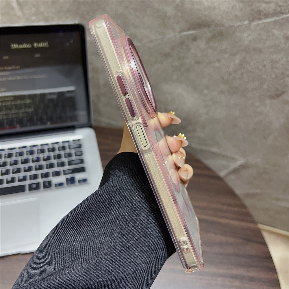 Magnetic Case For Xiaomi Redmi 14C 4G  /  5G  /  14R 5G  /  Poco C75 4G Shockproof TPU + PC Clear Phone Cover