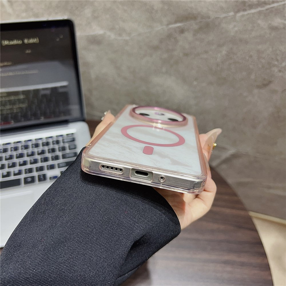 Magnetic Case For Xiaomi Redmi 14C 4G  /  5G  /  14R 5G  /  Poco C75 4G Shockproof TPU + PC Clear Phone Cover