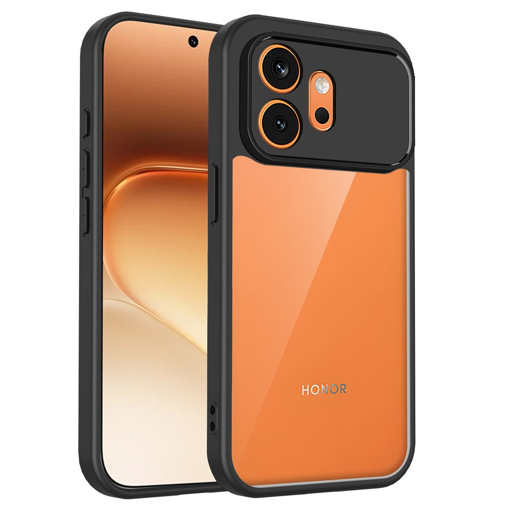 For Honor 600 5G Case Matte Skin Touch Clear PC + TPU Shockproof Phone Back Cover