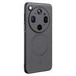 Til Oppo Find X9 Ultra 5G Magnetisk Etui Læderbelagt TPU + PC Telefoncover