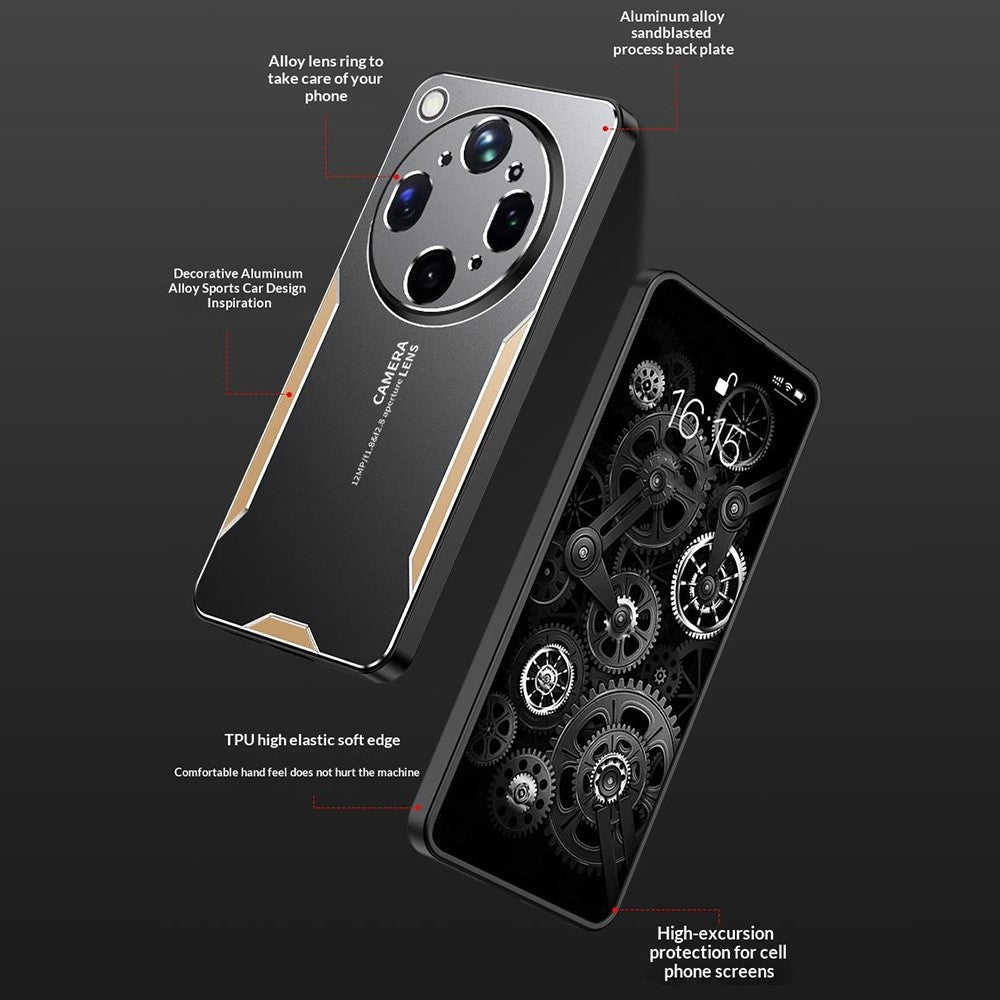 For Oppo Find X9 Ultra 5G Phone Case Aluminium Alloy TPU PC Back Cover