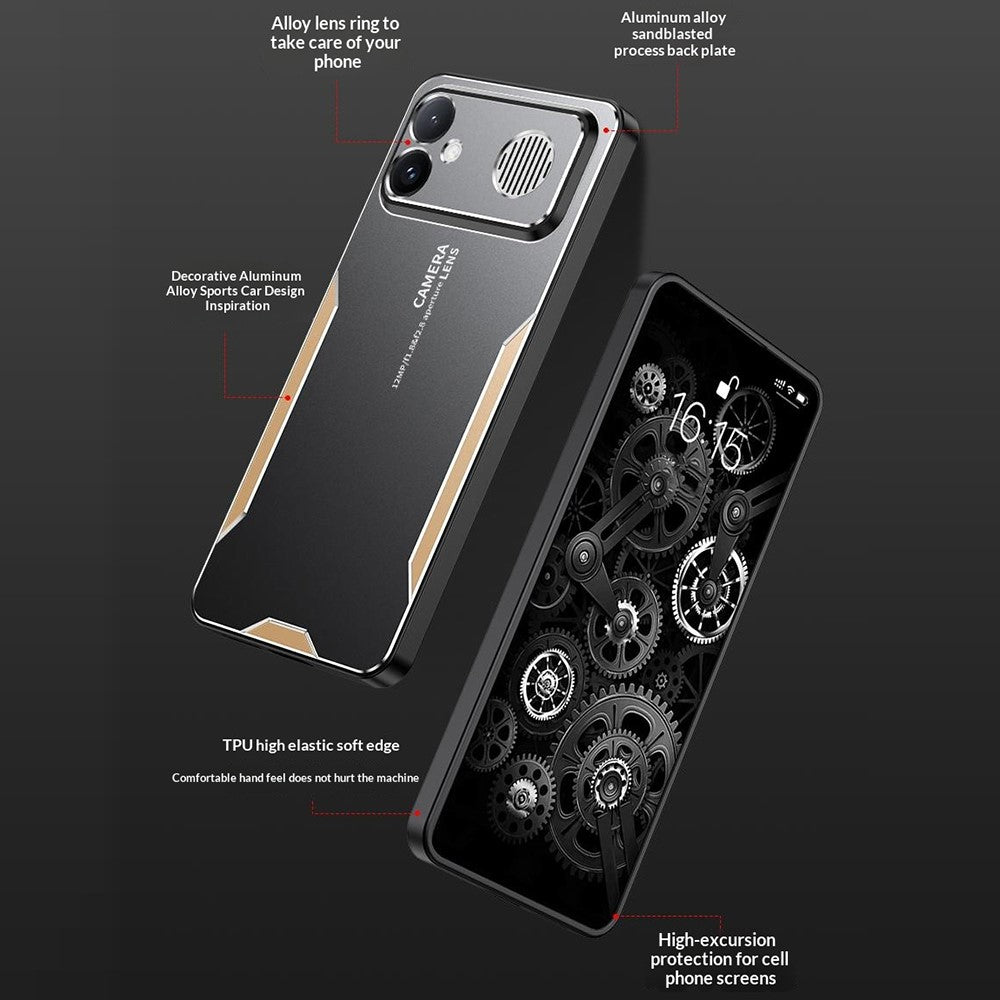 For Xiaomi Redmi K90 Max 5G Phone Case Aluminium Alloy TPU PC Back Cover