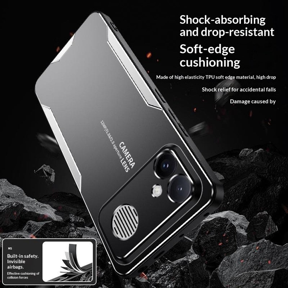 For Xiaomi Redmi K90 Max 5G Phone Case Aluminium Alloy TPU PC Back Cover