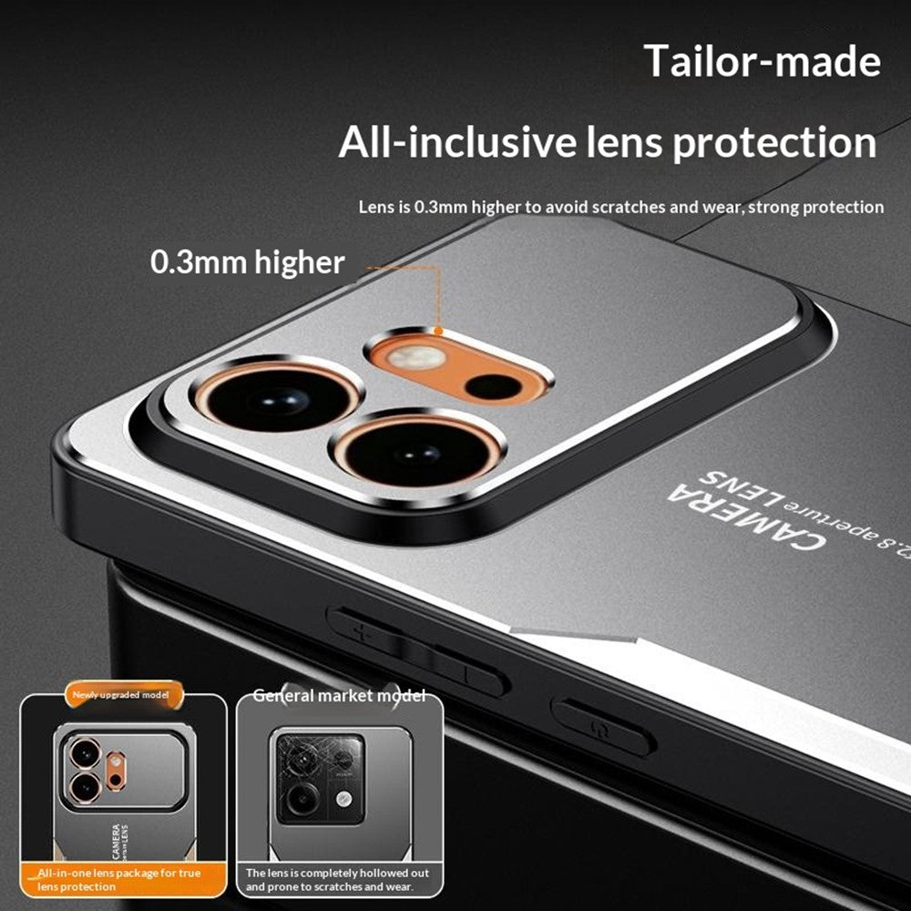For Honor 600 5G Phone Case Aluminium Alloy TPU PC Back Cover