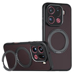 For Oppo Find X9 Pro 5G Matte Skin-touch Magnetic Case 360° Rotating Kickstand Shockproof TPU + PC Phone Cover